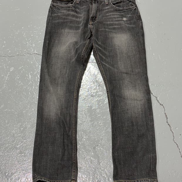 리바이스(Levis) 527 로우 부츠컷 흑청 데님팬츠