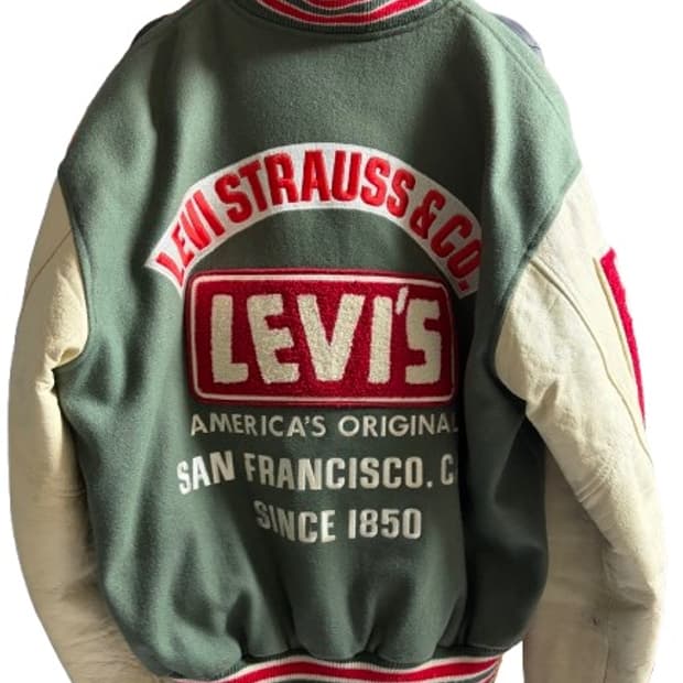 (L) 90s 리바이스 바시티 자켓