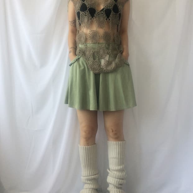 Crochet knit top