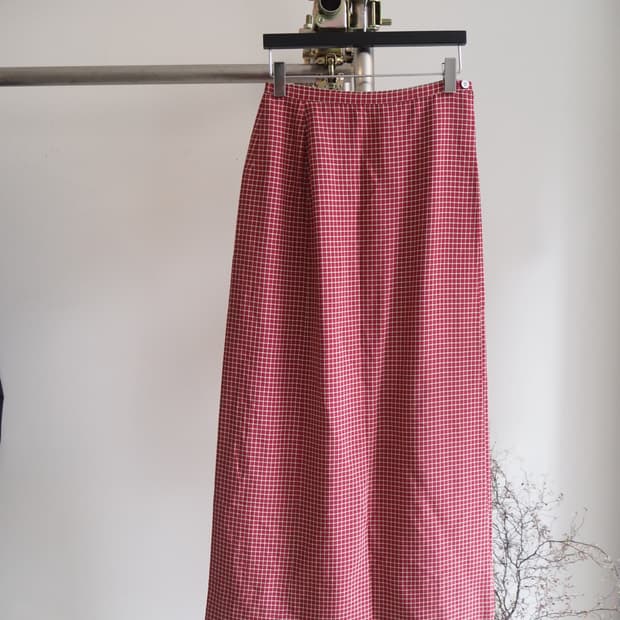 MARGARET HOWELL silk wrap skirt 