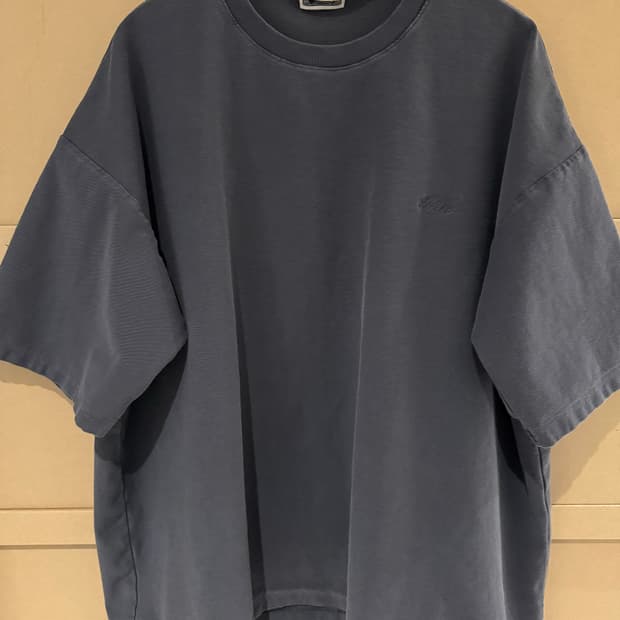 [새상품급-XL]KITH 키스 스웨이드 저지 비숍 반팔티