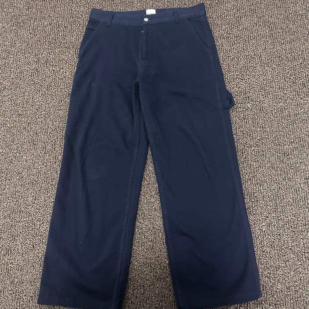 Sandro 산드로 코튼 면 와이드 바지 팬츠 42사이즈