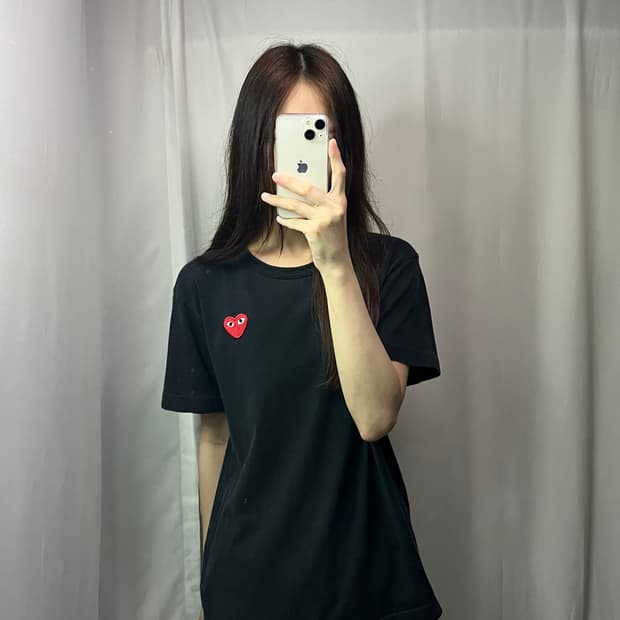 꼼데가르송 반팔티 M #csz373