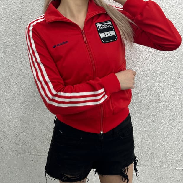 아디다스 온두라스 레드 트랙탑 85