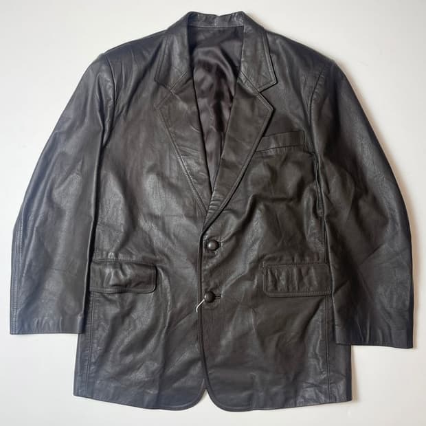 Selected 00's 레더 블레이저 자켓 PN9529