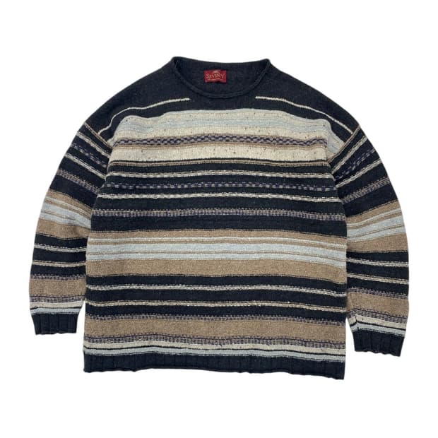 세븐티 롤넥 니트 스웨터