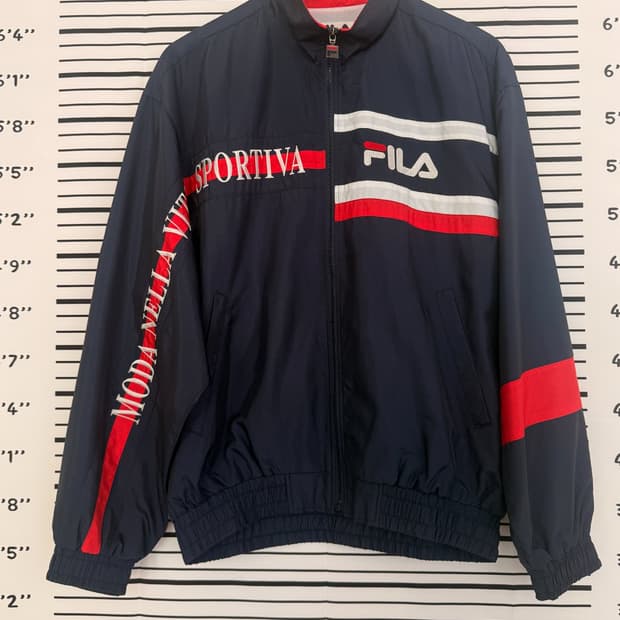 휠라(FILA) 90's 올드스쿨 배색 바람막이