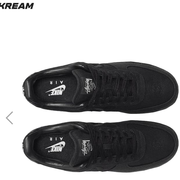 스투시 x 나이키 에어포스 로우 블랙