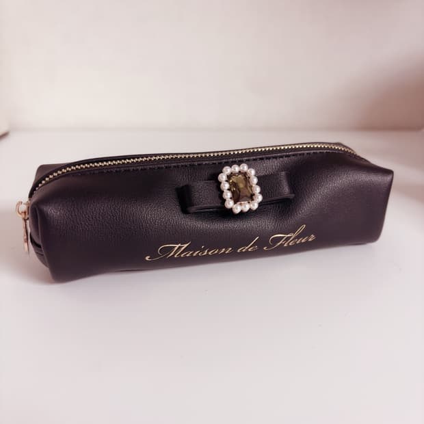 메종드플뢰르 필통 파우치 블랙 지뢰계 양산형 스나