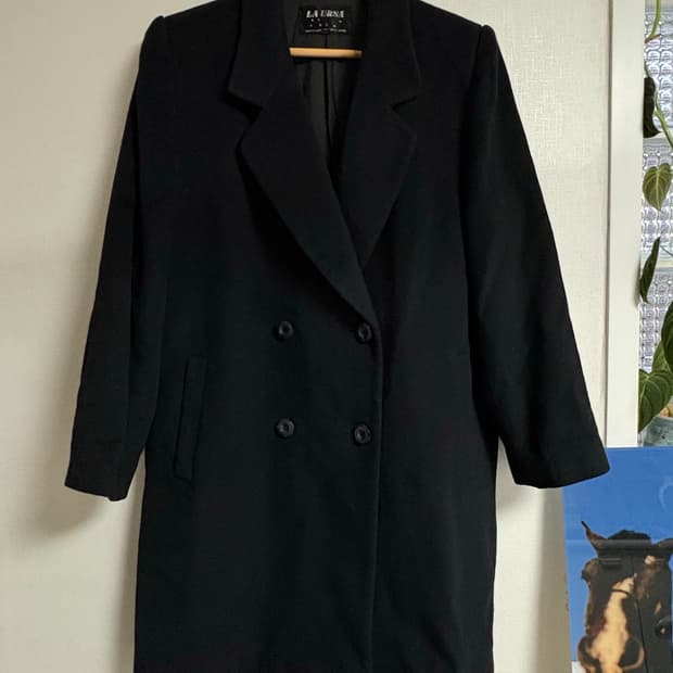 일본 캐시미어 100% 코트 M