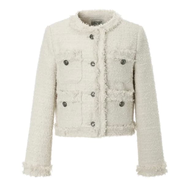 Antique Crop Tweed Jacket (ivory)트위드자켓