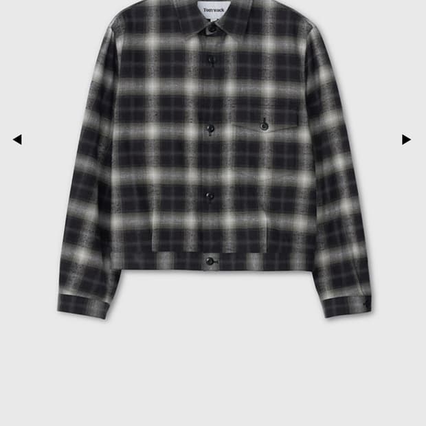 토니웩 Brushed-Effect Check Shirt 52