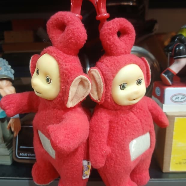 빈티지 텔레토비 봉제 키링