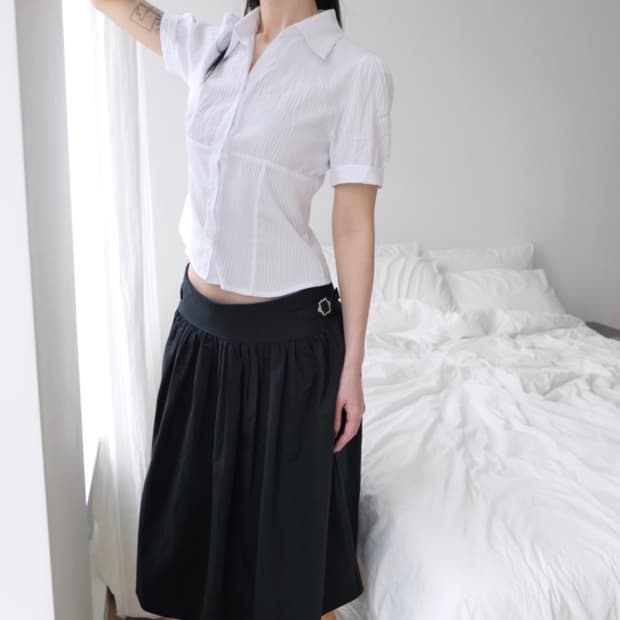 베이비랩 반팔셔츠, 미디스커트 세트