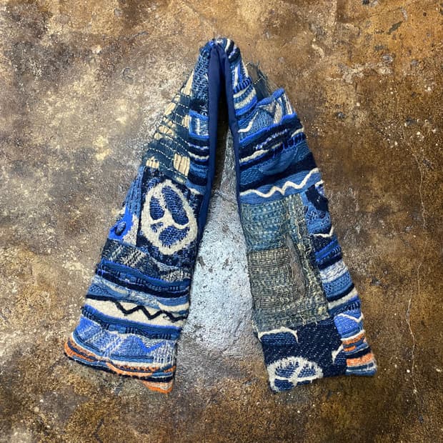 캐피탈 패치워크 보로 머플러