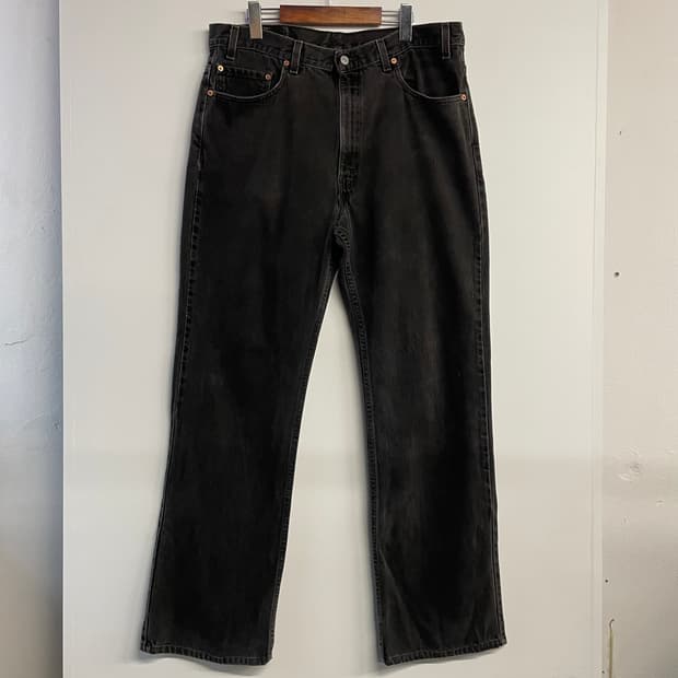00s 리바이스 517 흑청 부츠컷 데님팬츠