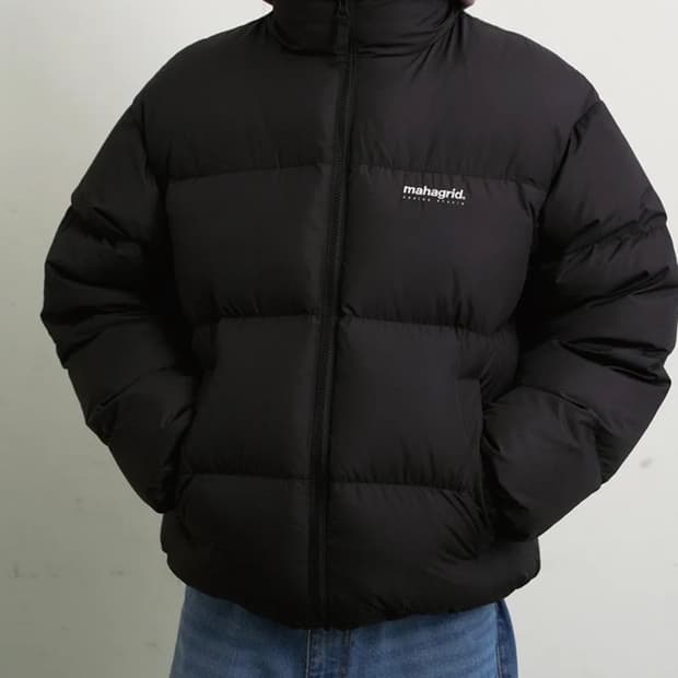 마하그리드 베이직 덕다운파카 블랙(원가:13만원 판매가 4만원))
