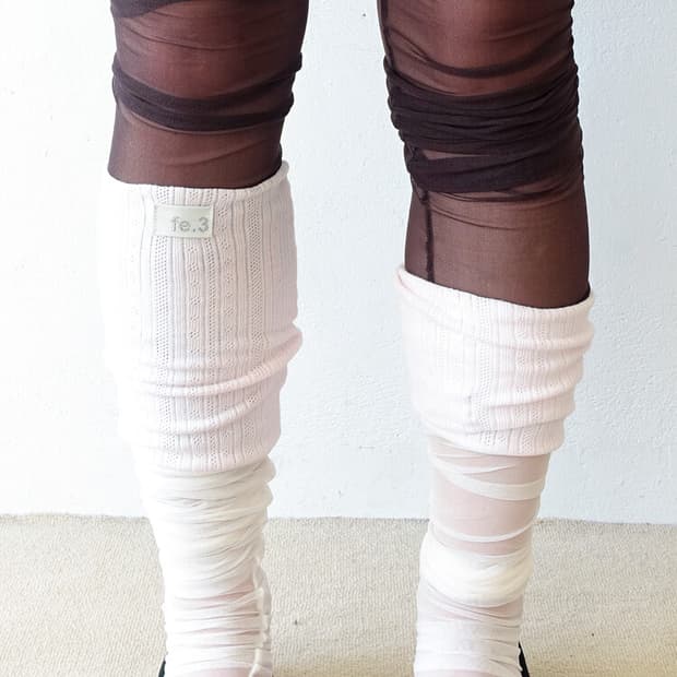 샵페어리 haze layer socks (pink)