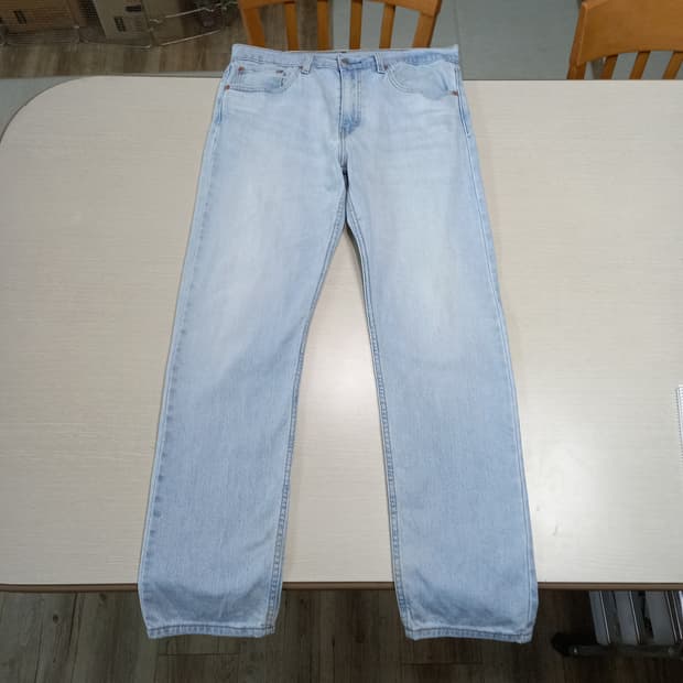 33 리바이스502 워싱스판 슬림일자 연청 33-458