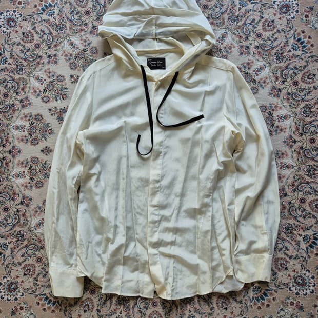 넘버나인 07aw실크 후드셔츠