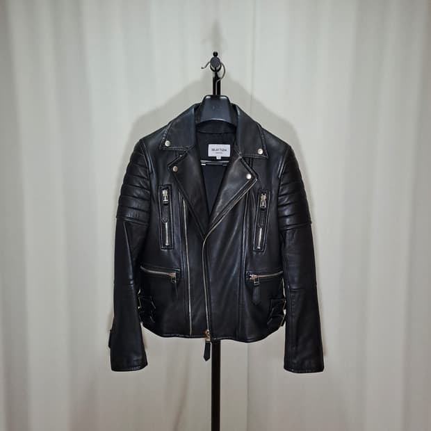 (택포) 셀렉티즘 양가죽 엠보 자켓 1 B338