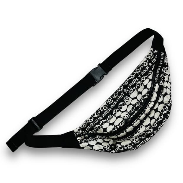 SEARCH DESTROY CHAOS Punk hip pack