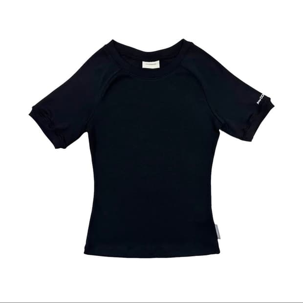 지초이 24-004 RAGLAN T-SHIRT (BLACK)