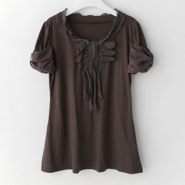 frill long half T 