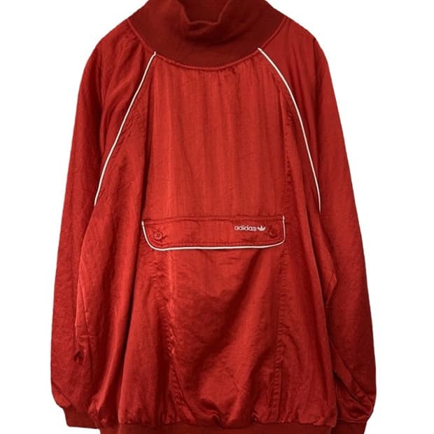 [L] ADIDAS 아디다스80s 레어빈티지 새틴 나일론아노락