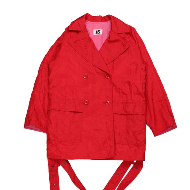 I.S. 80s Nylon Convertible Bag Coat