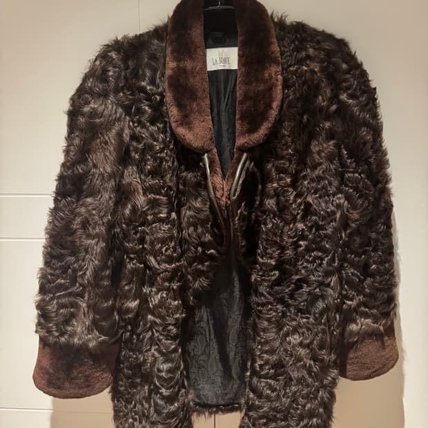 빈티지 양털자켓 브라운