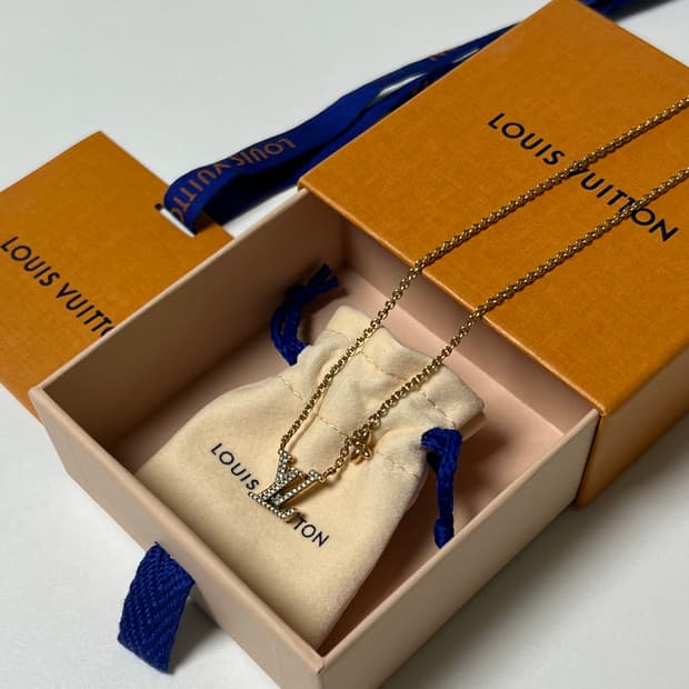 [정품] 루이비통 아이코닉 목걸이 골드
