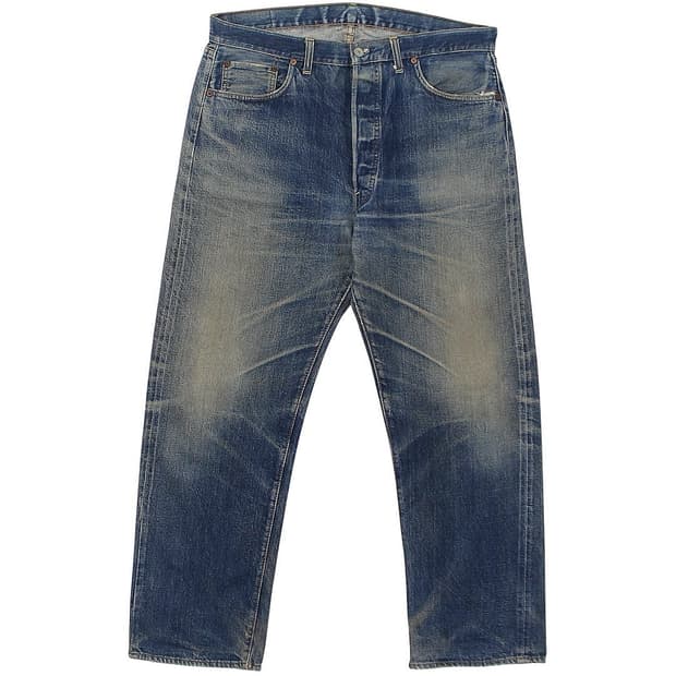 1970s USA 리바이스 501 66전기 셀비지 데님 팬츠 빈티지 미제