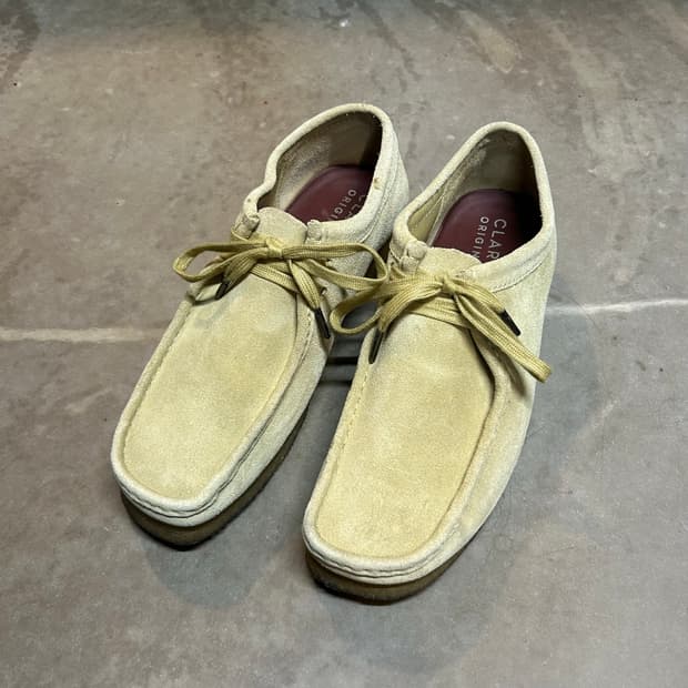 265) 클락스 오리지널 왈라비 부츠 스웨이드 메이플 UK 8