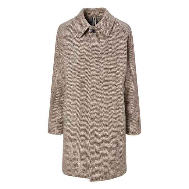 [100] 헤지스 헤링본 발마칸 코트