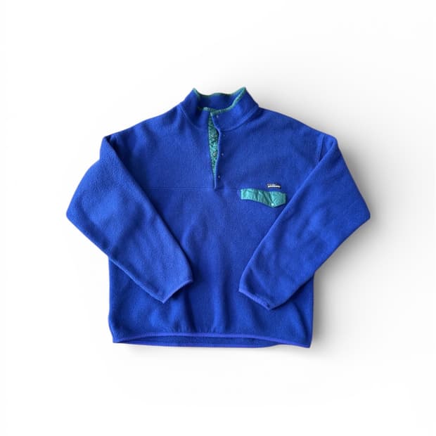 파타고니아 90s 신칠라 풀오버 XXL 퍼플 블루