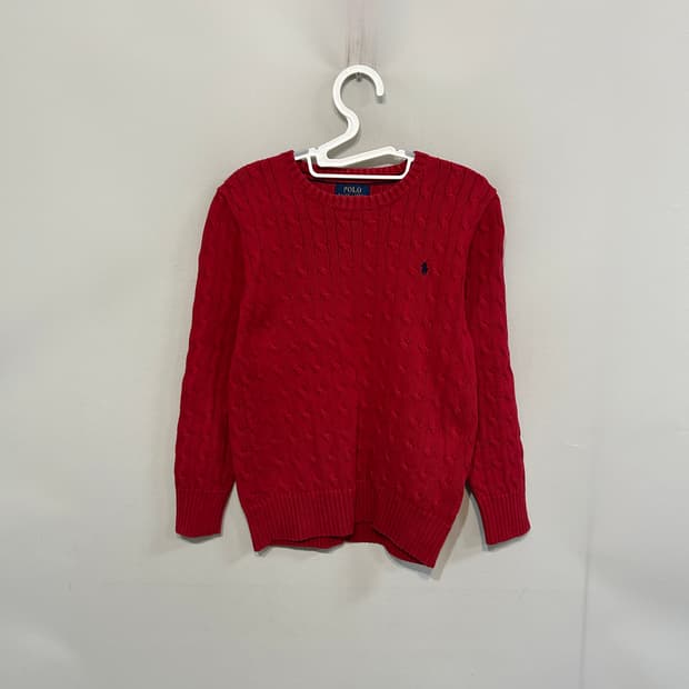 폴로 랄프로렌 14-16 꽈배기니트 여성분가능