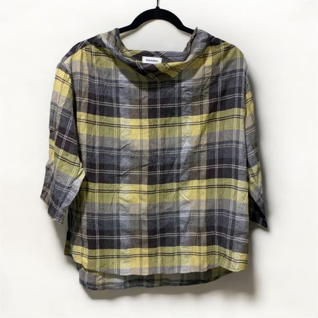 Plantation 체크 블라우스