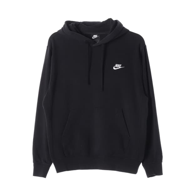 나이키 블랙 스우시 자수 스탠다드 후드티 M