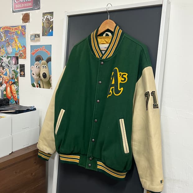 MLB F&F 오클랜드 애슬레틱스 카우레더 바시티 점퍼