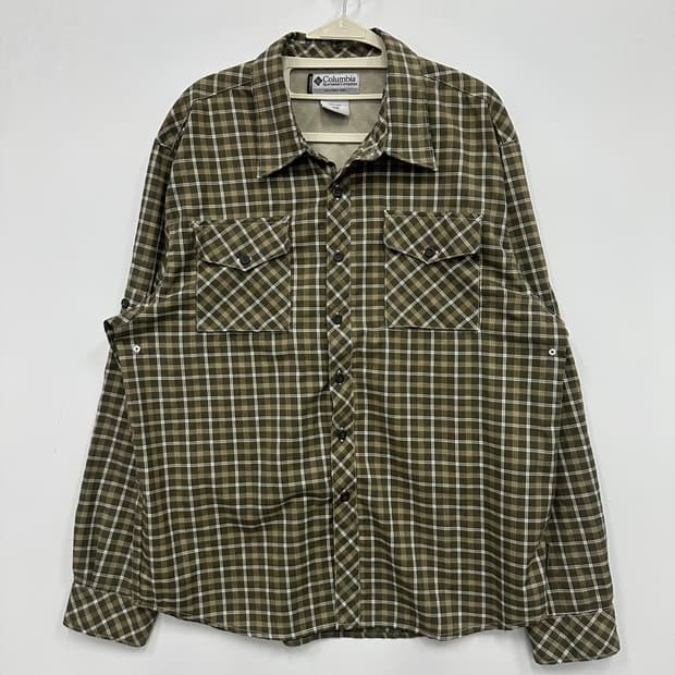 컬럼비아 체크 셔츠