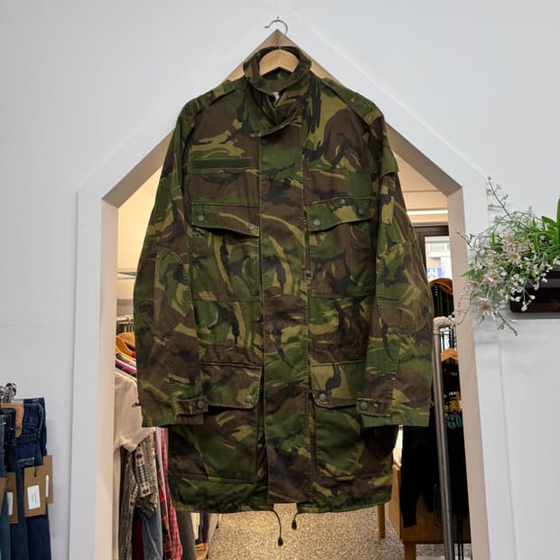 90s 빈티지 네덜란드군 M90 우드랜드 필드 자켓 (L) 