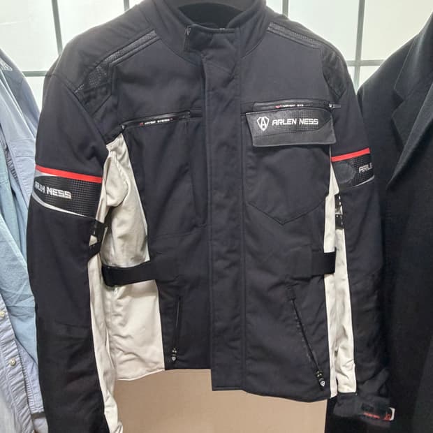 빈티지 Arlenness 바이크 자켓