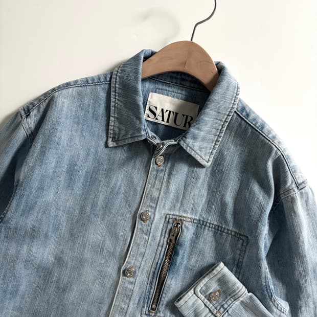 Satur 새터 데님 셔츠자켓