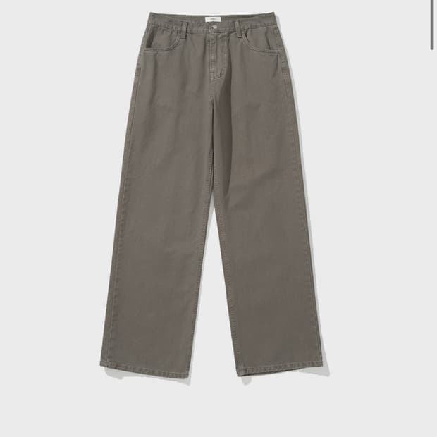 마이라이브러리 가먼트다잉팬츠 탄베이지 M