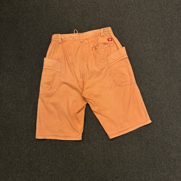 M)Dickies 빈티지 주황색 코튼 쇼츠