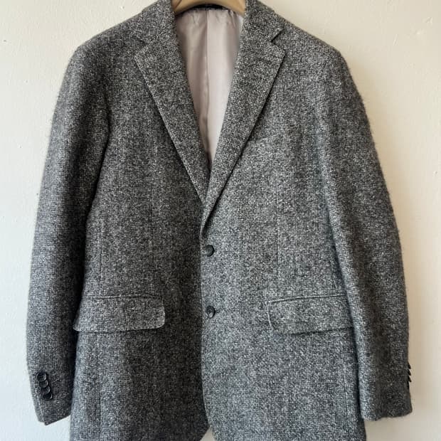 갤럭시 남성 보카시그레이 알파카자켓