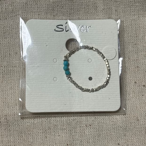 925silver 비즈반지