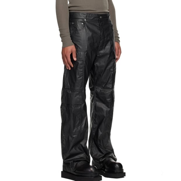 [33]릭오웬스 콘코르디안 더블 카고 팬츠/블랙