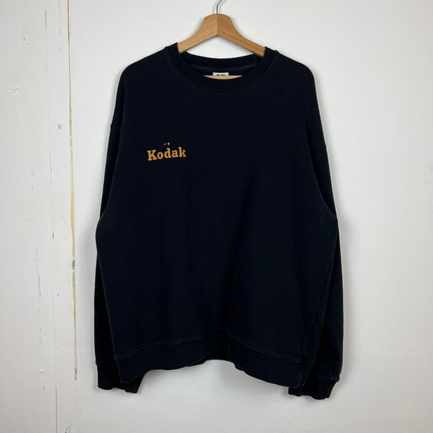 코닥 블랙 프린팅 맨투맨 2XL